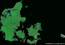 Denmark   Date: 23/08/2015   Resolution: 1,000m : europe, denmark, esa