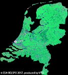 Netherlands   Date: 24/08/2016   Resolution: 1,000m : europe, netherlands, esa