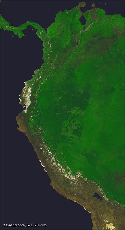 Peru-Colombia, South America